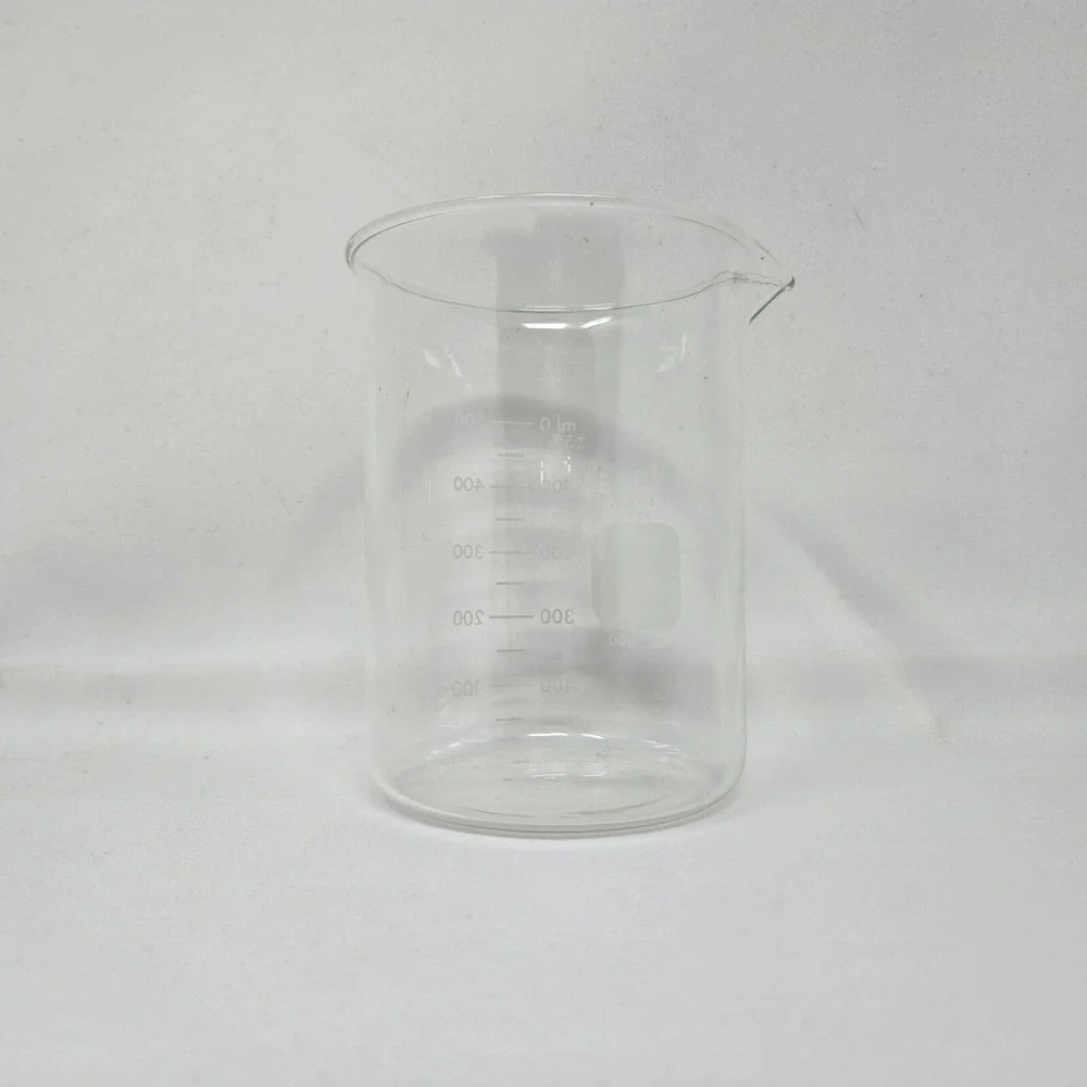 600ml Pyrex Glass Beaker Heavy Duty 2.5 Cups No. 1000 Clear Vintage Pyrex